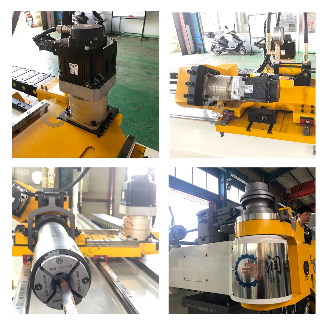 Rt-38 CNC Buy Automatic Hydraulic Servo 3 Axis 3D Tube Bender Exhaust Metal Stainless Ss Rolling Pipe Bending Machine Price